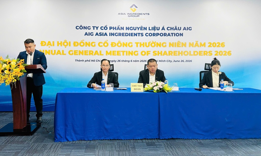 Chiến lược phát triển đưa AIG trở thành tập đoàn mang tầm vóc quốc tế được khẳng định mạnh mẽ tại Đại hội đồng cổ đông thường niên năm 2026. Ảnh: AIG.