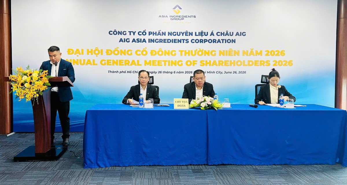 Chiến lược phát triển đưa AIG trở thành tập đoàn mang tầm vóc quốc tế được khẳng định mạnh mẽ tại Đại hội đồng cổ đông thường niên năm 2026. Ảnh: AIG.