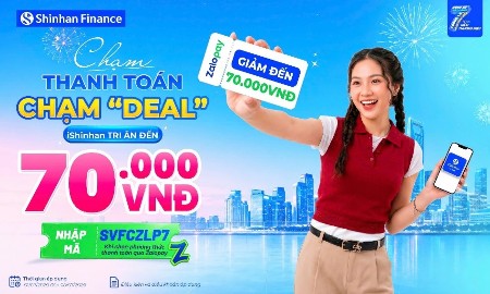 Shinhan Finance mang đến nhiều ưu đãi dành cho khách hàng nhân dịp kỷ niệm 7 năm sát cánh cùng thị trường Việt Nam