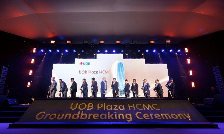 UOB đầu tư 450 triệu USD xây tháp trụ sở tại khu vực Trung tâm Tài chính Quốc tế TP. Hồ Chí Minh