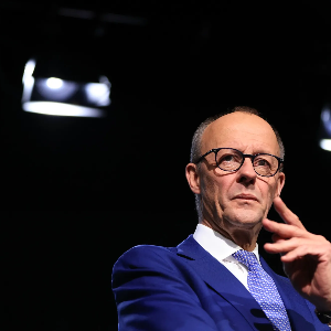 Thủ tướng Đức Friedrich Merz - Ảnh: Bloomberg.