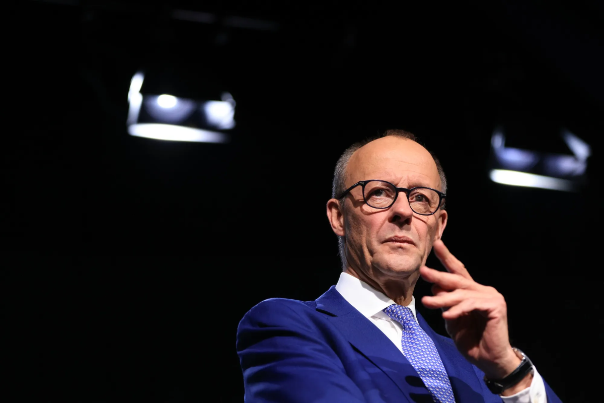 Thủ tướng Đức Friedrich Merz - Ảnh: Bloomberg.