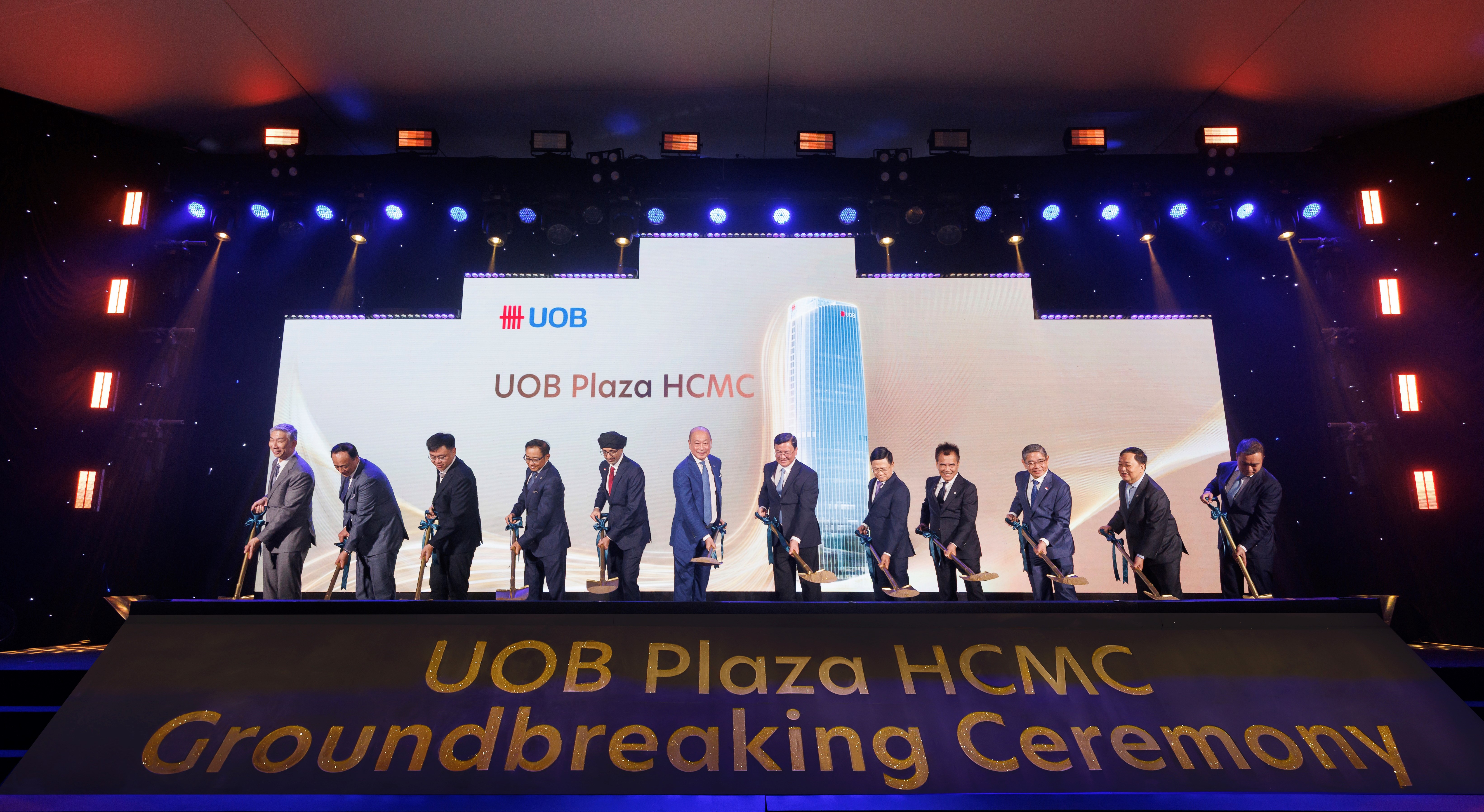 UOB Vietnam breaks ground on new headquarters building at Vietnam International Financial Centre – Ho Chi Minh City.