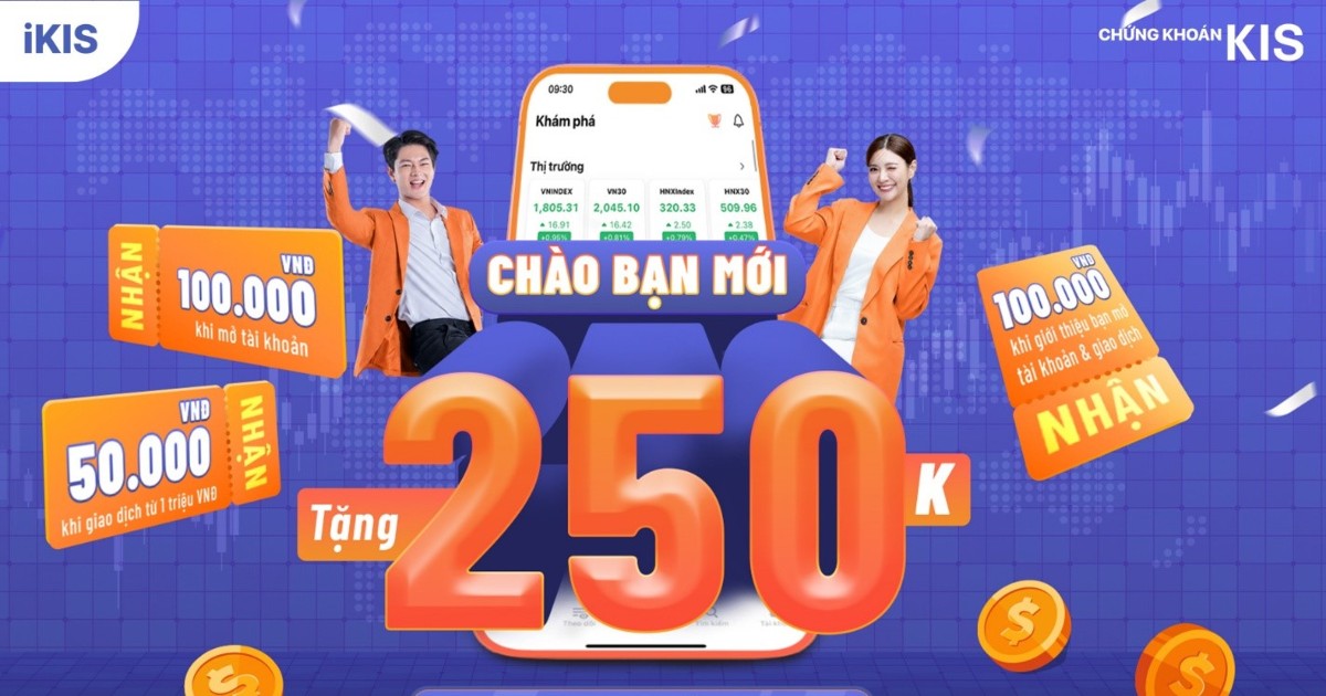 KIS thúc đẩy trải nghiệm đầu tư số với chương trình "Chào bạn mới iKIS"