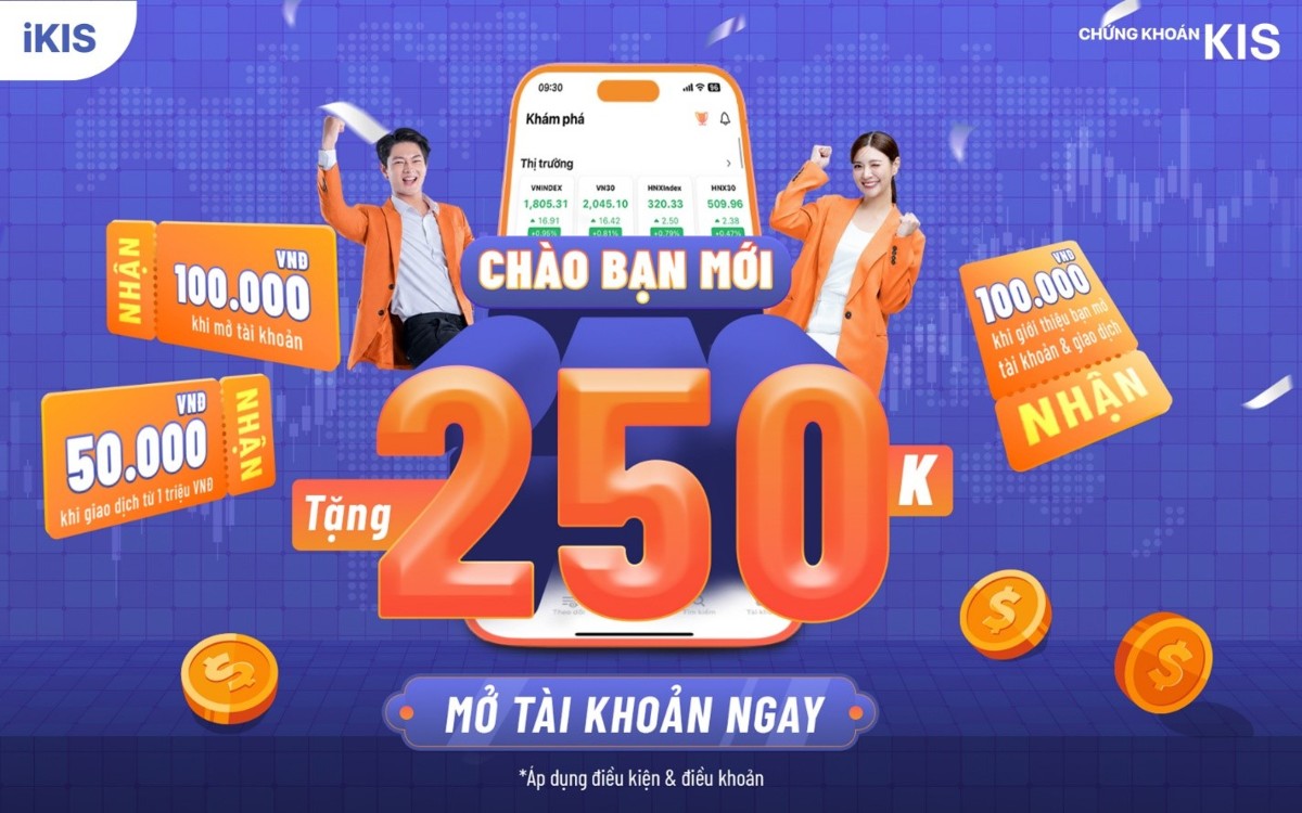 KIS thúc đẩy trải nghiệm đầu tư số với chương trình "Chào bạn mới iKIS"