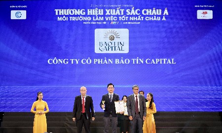 Bảo Tín Capital đạt danh hiệu “Top 100 Môi trường làm việc tốt nhất châu Á”