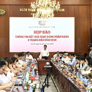 Phó Thống đốc Phạm Thanh Hà chủ trì họp báo ngày 2/7/2026.