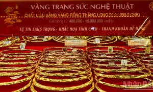 Giá vàng miếng và vàng nhẫn tăng phổ biến 2 triệu đồng/lượng mỗi chiều