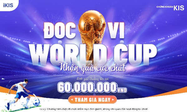 KIS ra mắt sân chơi dự đoán World Cup, tổng giá trị giải thưởng lên tới gần 100 triệu đồng