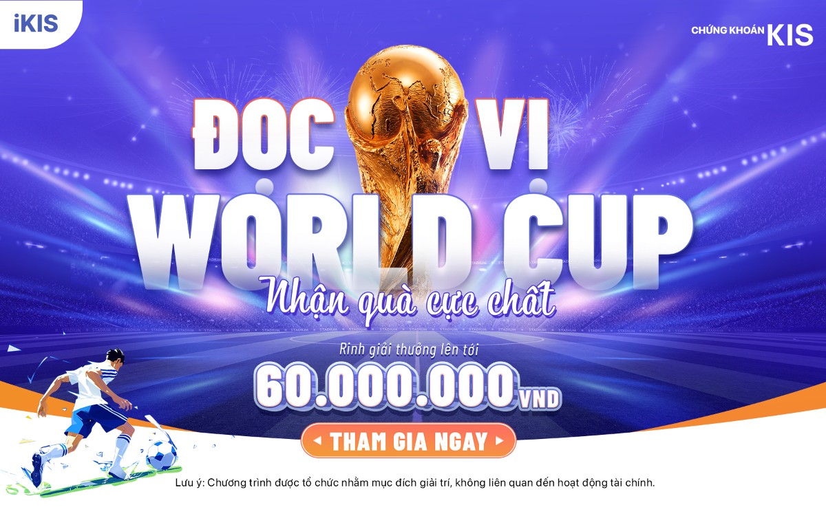 KIS ra mắt sân chơi dự đoán World Cup, tổng giá trị giải thưởng lên tới gần 100 triệu đồng