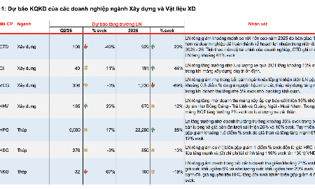 Doanh nghiệp xây dựng: Backlog và lợi nhuận của CTD bùng nổ, VCG giảm nhẹ