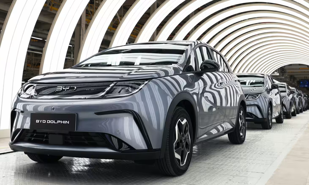 Xe điện của BYD - Ảnh: Nikkei Asia