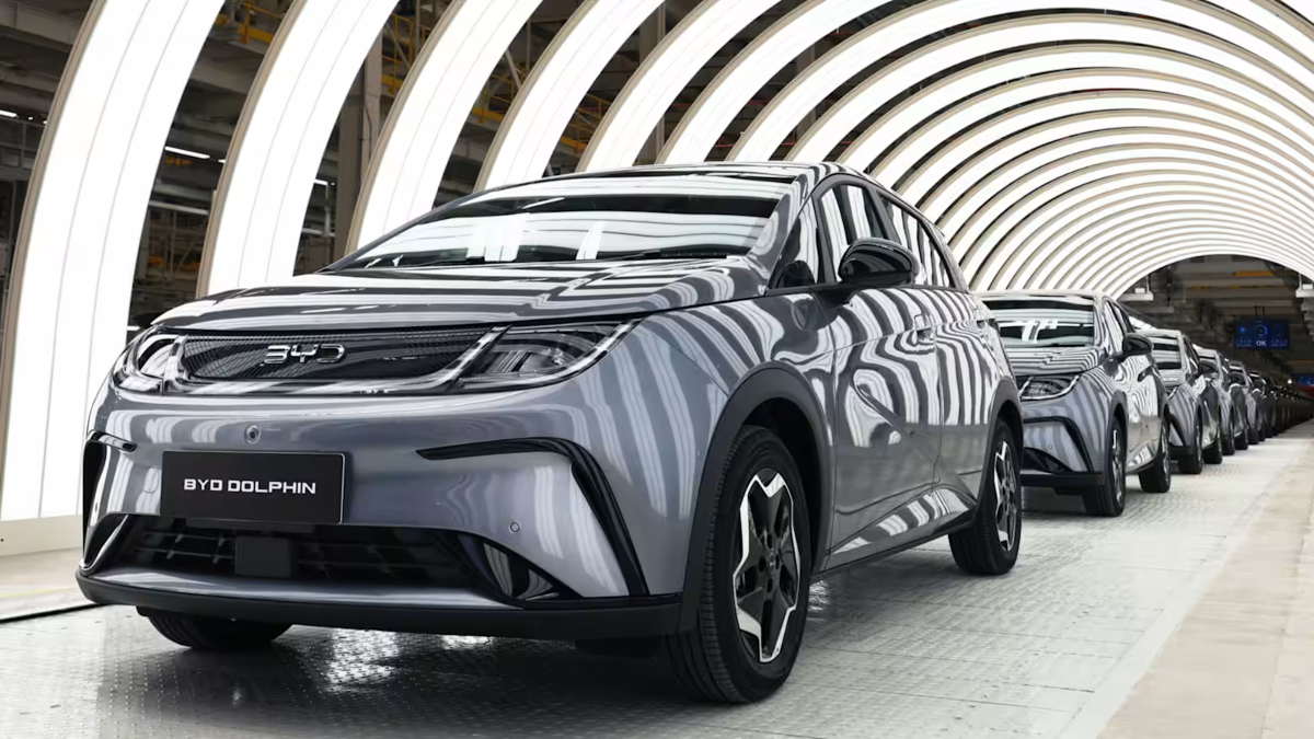 Xe điện của BYD - Ảnh: Nikkei Asia