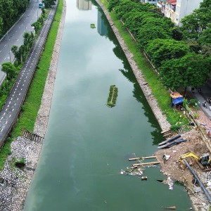 Hà Nội đang phục hồi 4 sông nội đô: Tô Lịch, Kim Ngưu, Lừ, Sét. Ảnh minh họa
