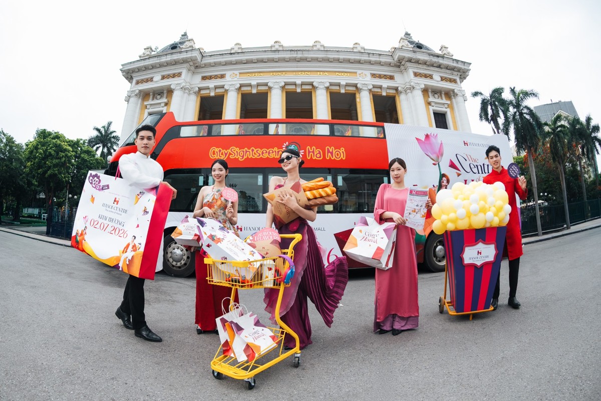 Trung tâm Hà Nội xôn xao trước màn chào sân chính thức của Hanoi Centre. Ảnh: Hanoi Centre.