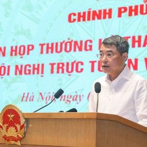 Thủ tướng Chính phủ Lê Minh Hưng phát biểu đáp từ, tiếp thu ý kiến chỉ đạo và bế mạc Hội nghị - Ảnh: VGP