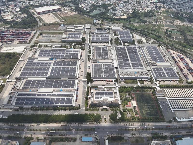 Samsung Electronics inaugrates rooftop solar power project in HCM City