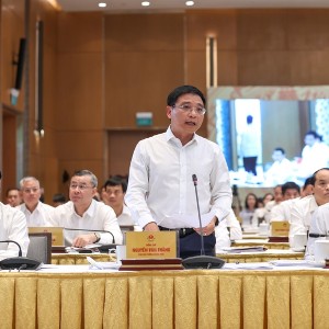 Phó Thủ tướng Nguyễn Văn Thắng Phát biểu tại phiên họp Chính phủ thường kỳ tháng 6/2026 và Hội nghị trực tuyến Chính phủ với các địa phương sáng 4/7. Ảnh: VGP
