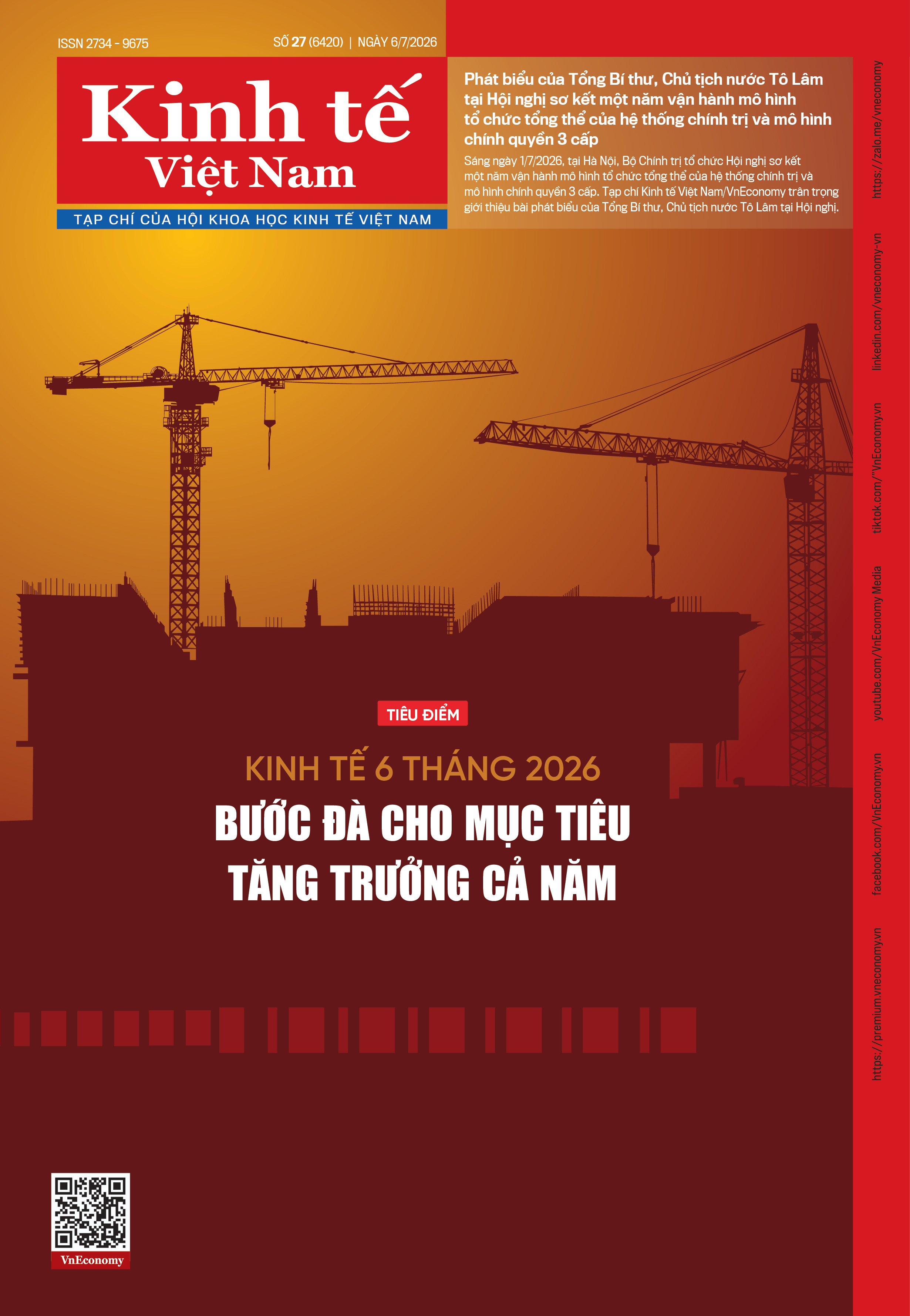 Tạp chí Kinh tế Việt Nam - số 27-2026