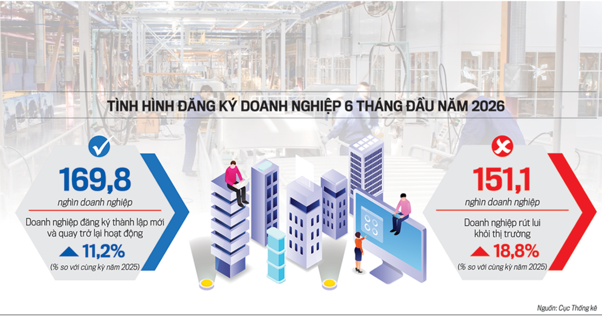 Tình hình doanh nghiệp 6 tháng đầu năm: Sức chống chịu của doanh nghiệp và