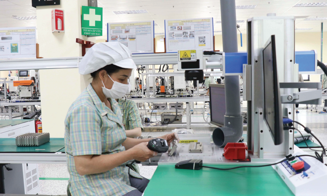 Sản xuất công nghiệp 6 tháng đầu năm tăng trưởng ấn tượng. Ảnh minh họa.