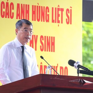 Thủ tướng Lê Minh Hưng phát biểu tại buổi lễ - Ảnh: VGP