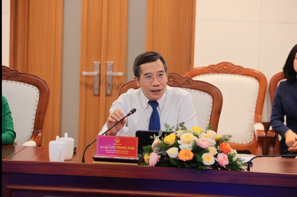Ông Lưu Trung Thái, Chủ tịch Hội đồng Quản trị MB cam kết MB sẽ là đối tác tin cậy của tỉnh Khánh Hòa. Ảnh: MB.