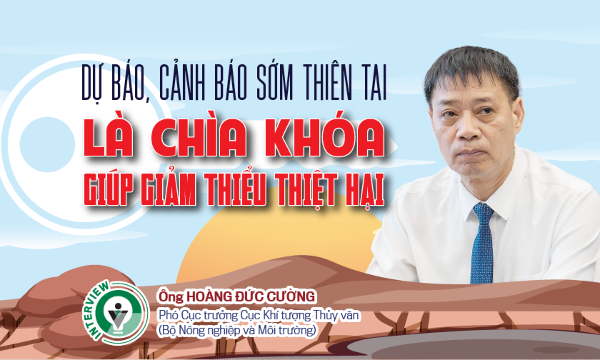 Dự báo, cảnh báo sớm thiên tai là chìa khóa giúp giảm thiểu thiệt hại