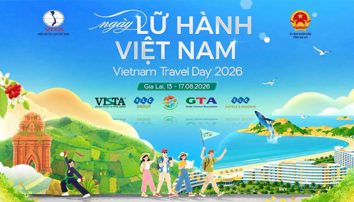 Vietnam Travel Day 2026 diễn ra từ 13 – 17/8/2026 tại Quy Nhơn, Gia Lai.