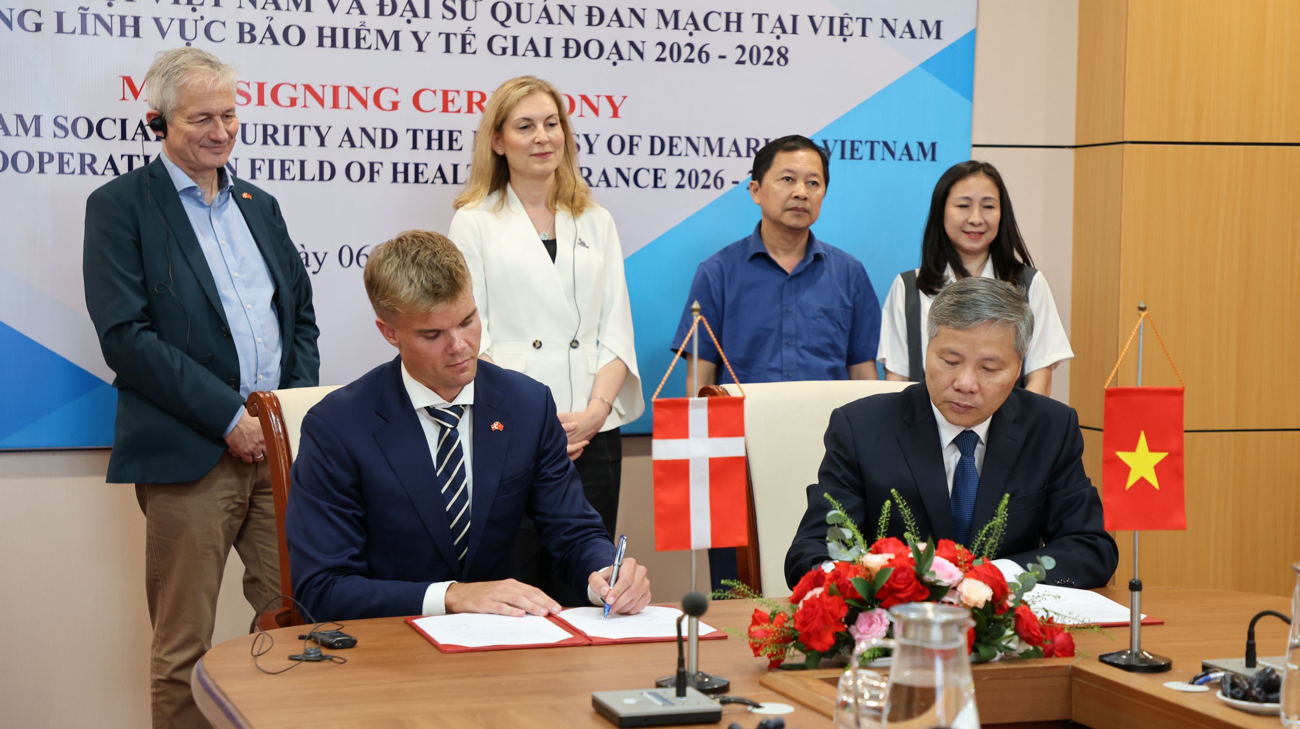 Đại sứ quán Đan Mạch tại Việt Nam và Bảo hiểm Xã hội (BHXH) Việt Nam vừa ký kết Biên bản ghi nhớ (MoU) giai đoạn 2026–2028