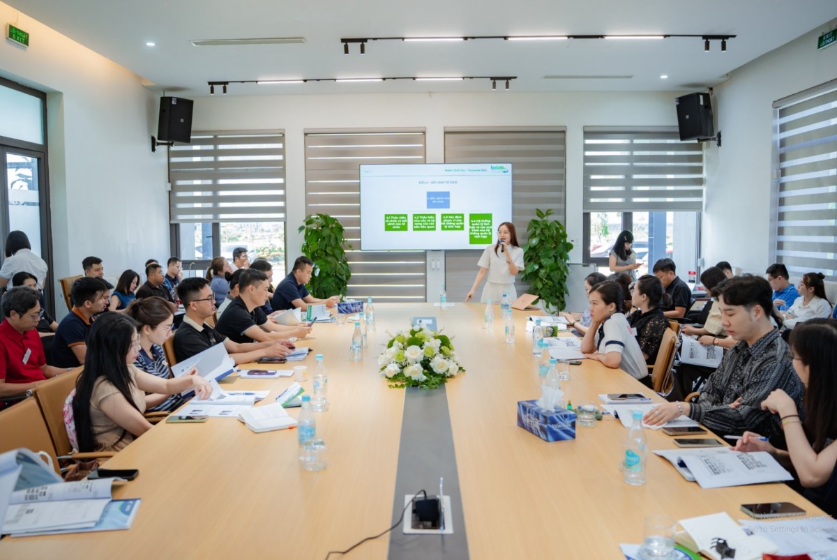 Nam Đình Vũ luôn đồng hành cùng nhà đầu tư trong hành trình phát triển xanh. Ảnh: Khu công nghiệp Nam Đình Vũ.
