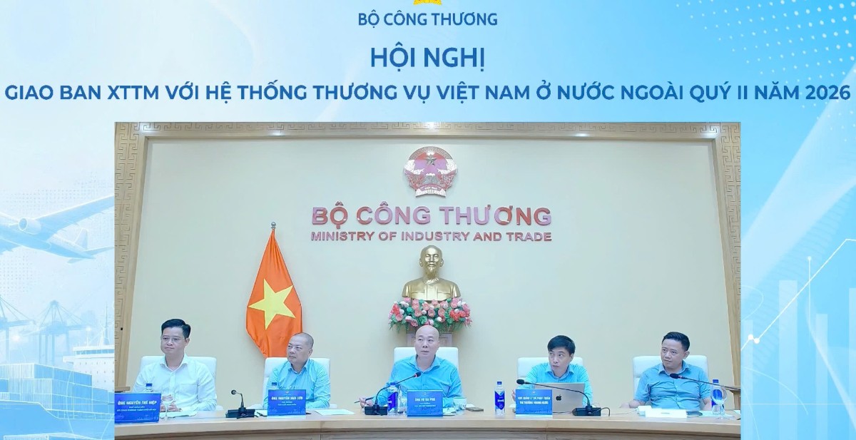 Hội nghị giao ban xúc tiến thương mại quý 2/2026.