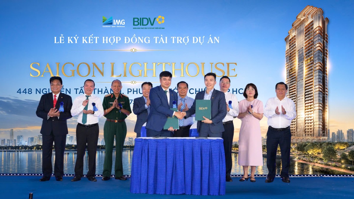 IMG và BIDV ký kết hợp đồng tài trợ tín dụng hơn 10.000 tỷ đồng cho Dự án Saigon LightHouse.