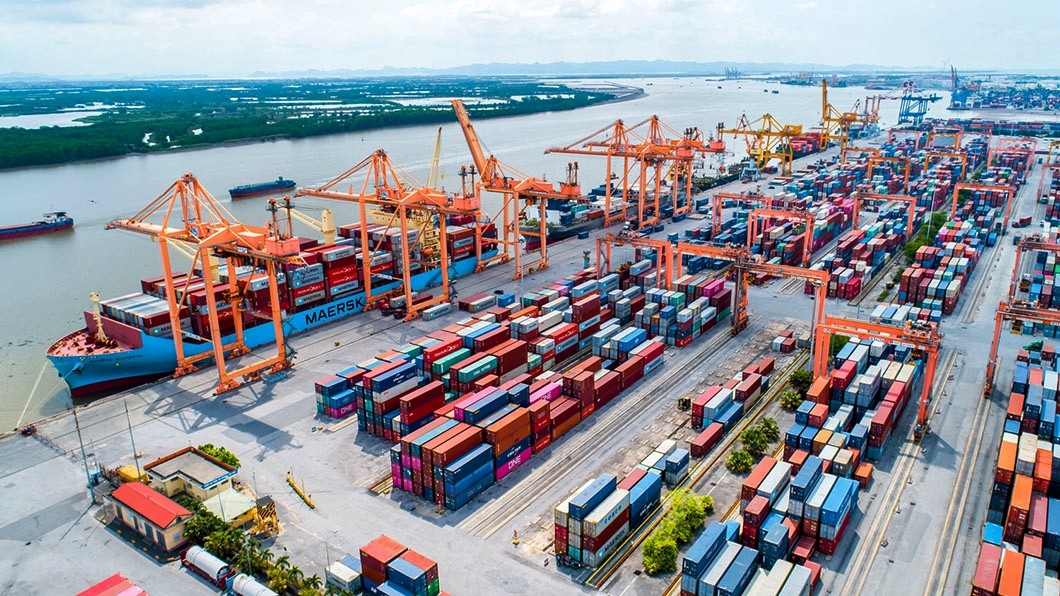 Sản lượng hàng hóa thông qua cảng 6 tháng đầu năm 2026 của Hải Phòng đạt 96,08 triệu tấn.