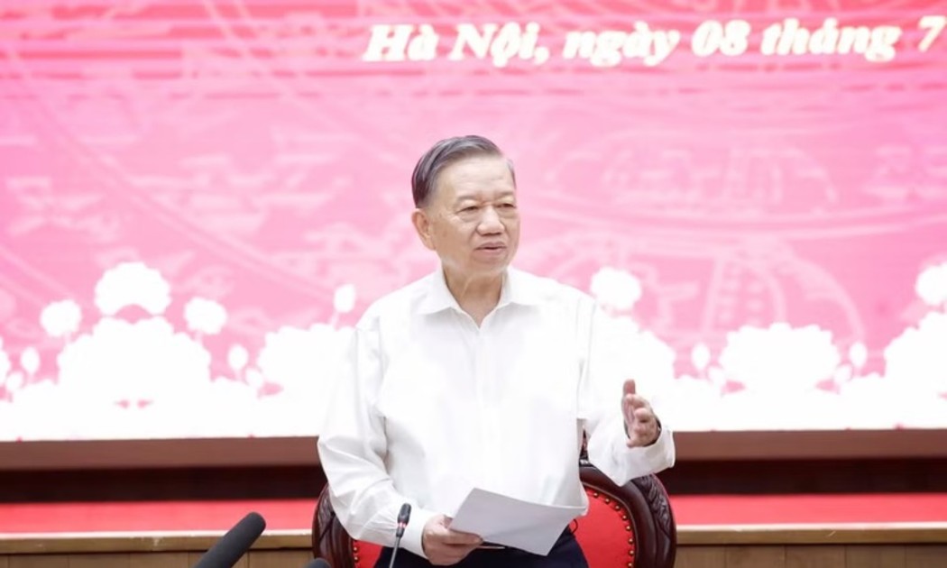 Tổng Bí thư, Chủ tịch nước Tô Lâm phát biểu chỉ đạo - Ảnh: TTXVN