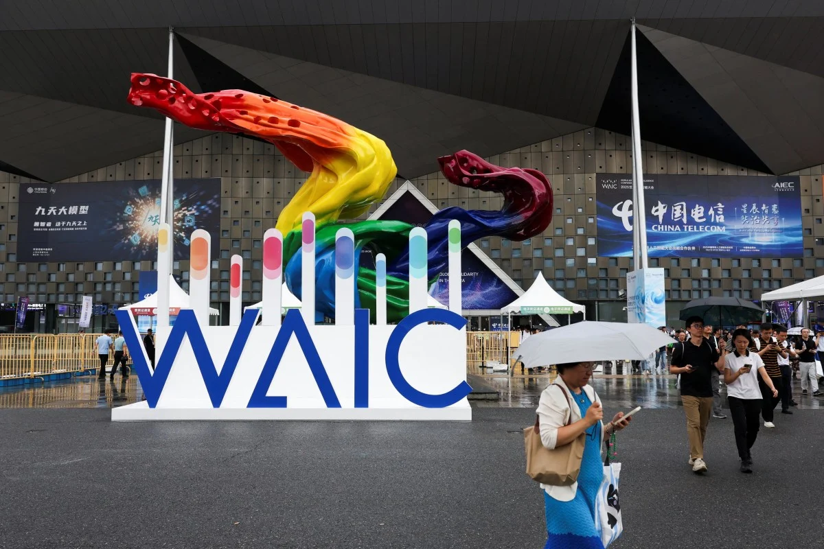 WAIC năm nay, diễn ra từ ngày 17-20/7 tại Thượng Hải, được xem là một trong những sự kiện AI lớn nhất châu Á. Ảnh: SCMP