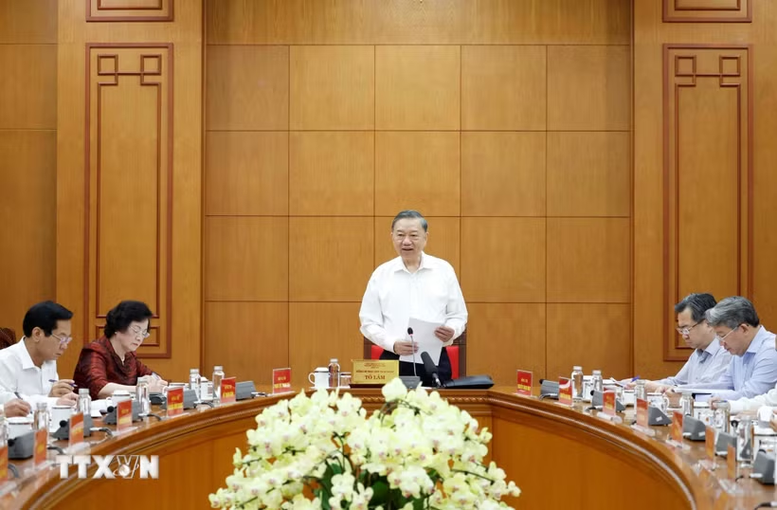 Tổng Bí thư, Chủ tịch nước Tô Lâm phát biểu - Ảnh: TTXVN