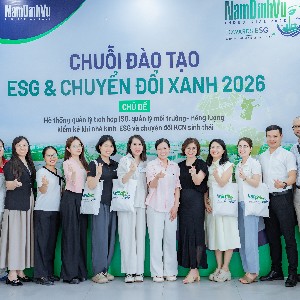 Chuỗi đào tạo về ESG và chuyển đổi xanh tại khu công nghiệp Nam Đình Vũ. Ảnh: Khu công nghiệp Nam Đình Vũ.