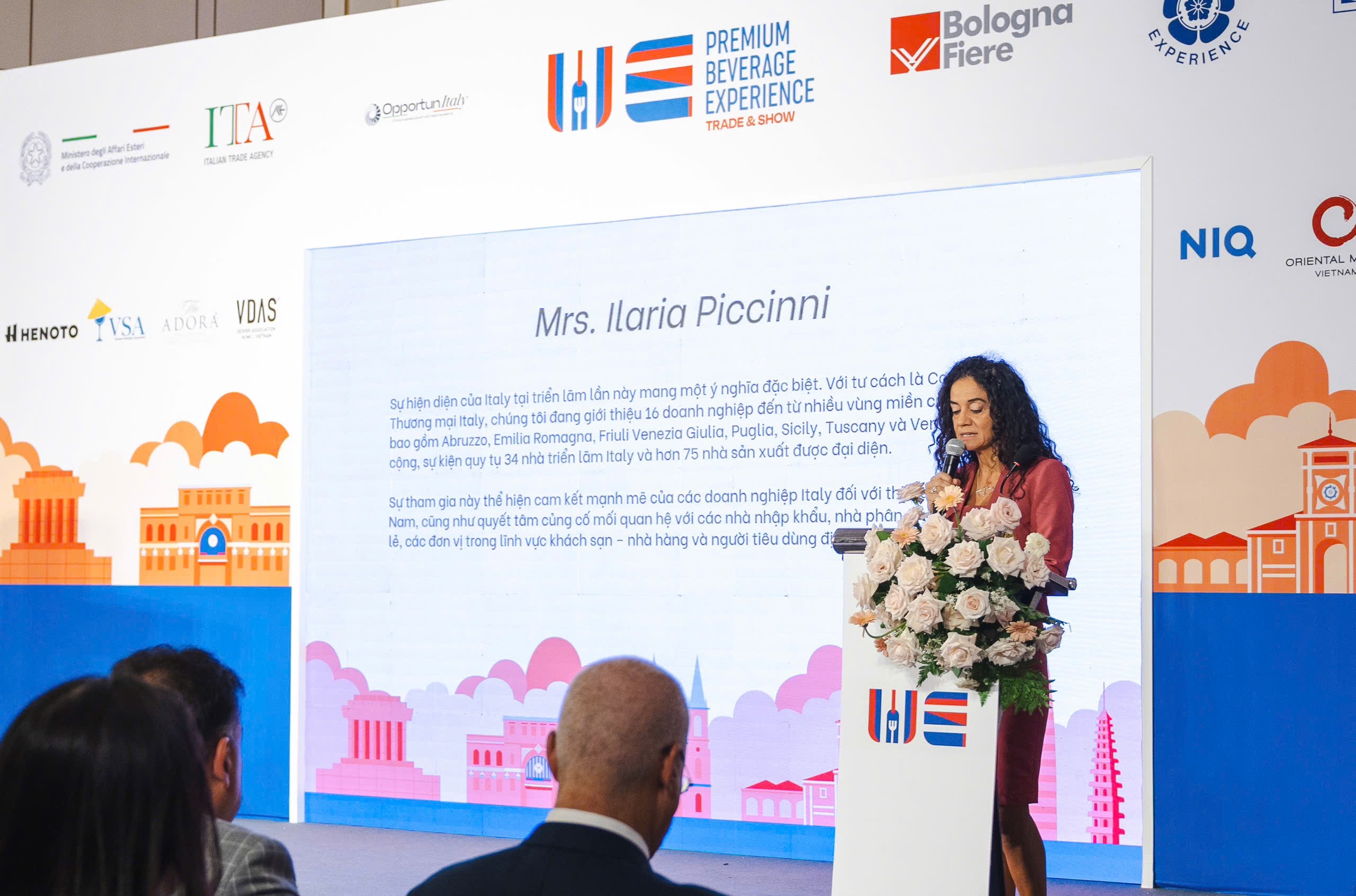 Ms. Ilaria Piccinni, Italian Trade Commissioner to Vietnam