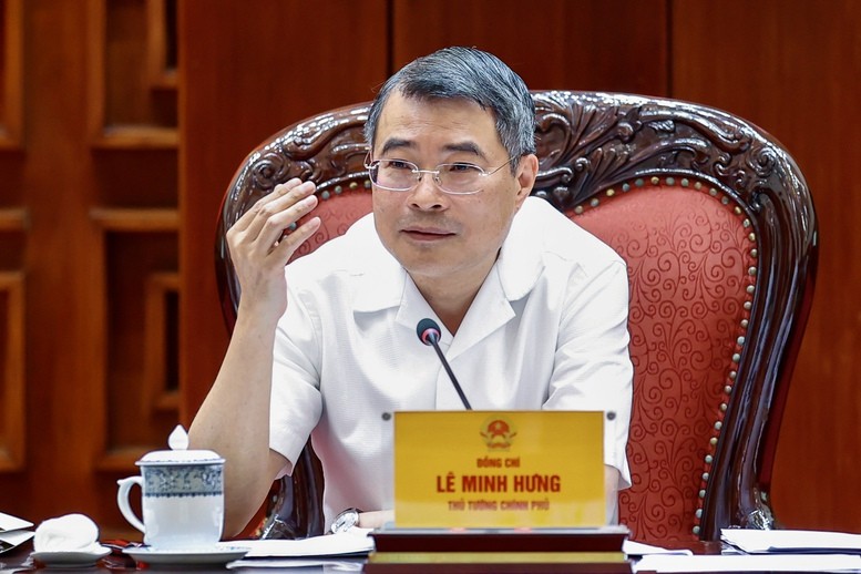 Thủ tướng chủ trì phiên họp Ban Chỉ đạo về tổ chức thi hành án, thu hồi tài sản bị chiếm đoạt, thất thoát trong các vụ án - Ảnh: VGP