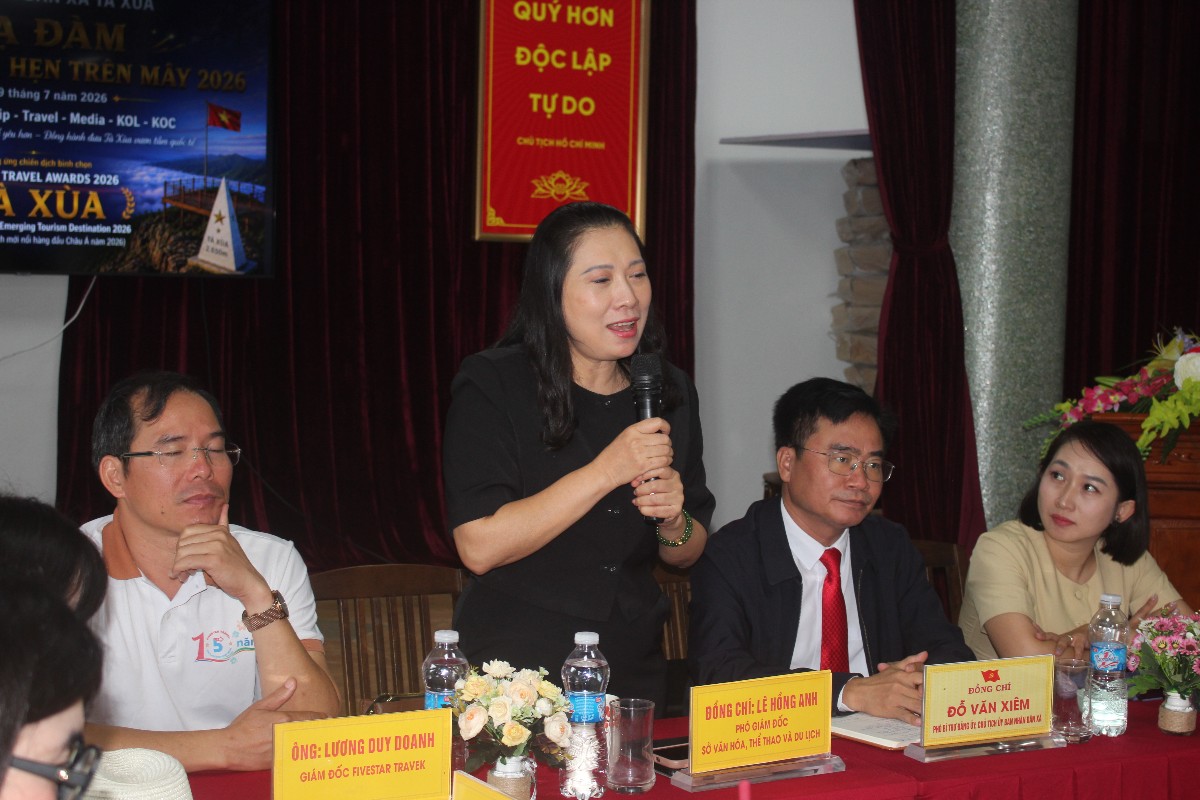BàLê Thị Hồng Anh, Giám đốc Sở Văn hóa, Thể thao và Du lịch tỉnh Sơn La