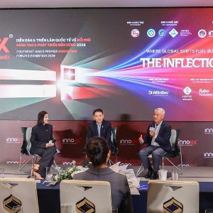 Các đại biểu tại phiên thảo luận trong khuôn khổ lễ công bố InnoEx 2026
