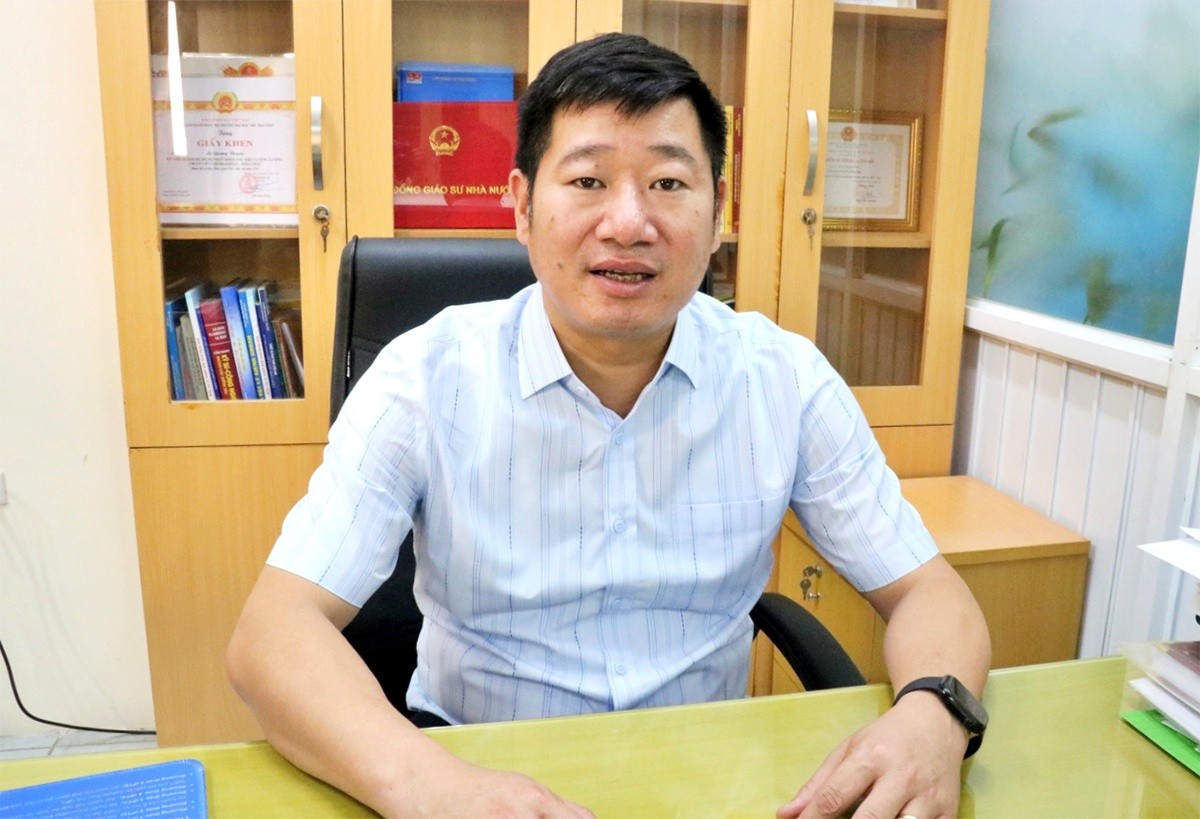 PGS.TS Lê Quang Duyến, Trưởng khoa Dầu khí và Năng lượng, Trường Đại học Mỏ - Địa chất. Ảnh: Petrovietnam.