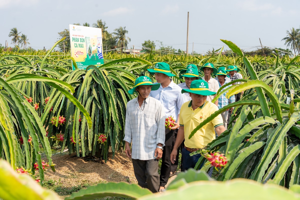 Phân Bón Cà Mau luôn đồng hành cùng bà con trong nhiều hoạt động. Ảnh: Phân Bón Cà Mau.