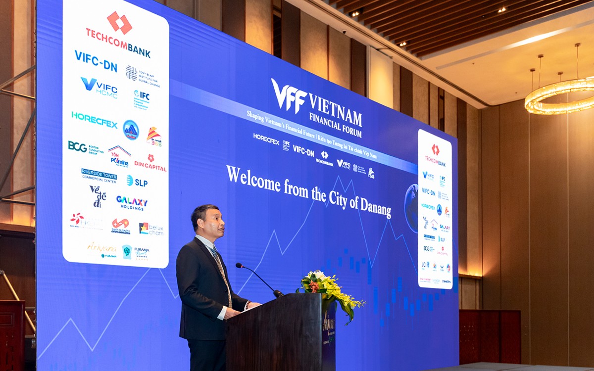 Ông Hồ Kỳ Minh - Phó chủ tịch UBND thành phố Đà Nẵng tại Diễn đàn VFF 2026. Ảnh: Techcombank.