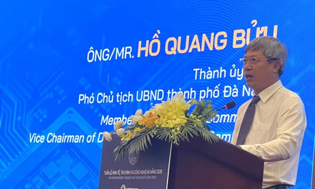 Phó Chủ tịch UBND TP. Đà Nẵng Hồ Quang Bửu, phát biểu tại Hội thảo - Ảnh: Ngô Anh Văn.