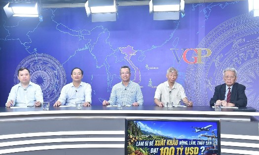 Experts at the seminar “How to Reach $100 Billion in Agri-Forestry-Fishery Exports?” on July 9.