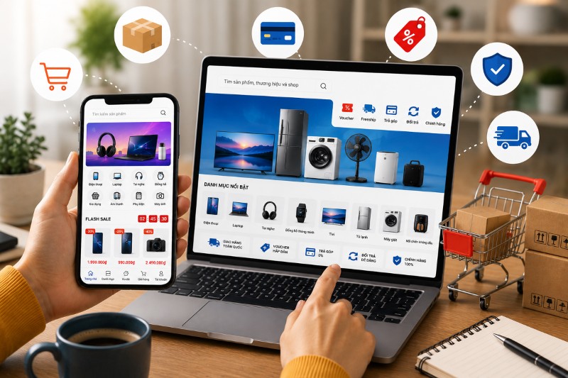 Vietnam’s online electronics and home appliance sales reach $395mln in 4M