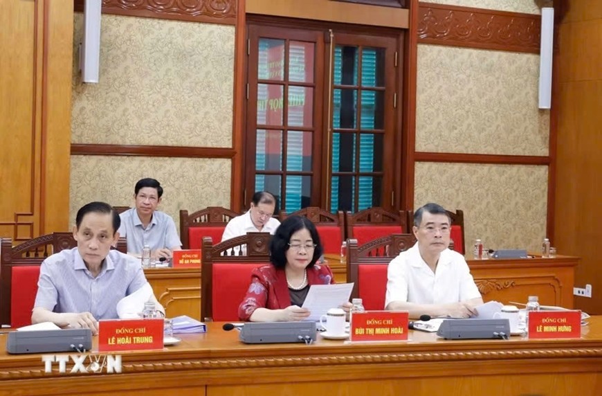 Các đại biểu tham dự phiên họp. Ảnh: TTXVN