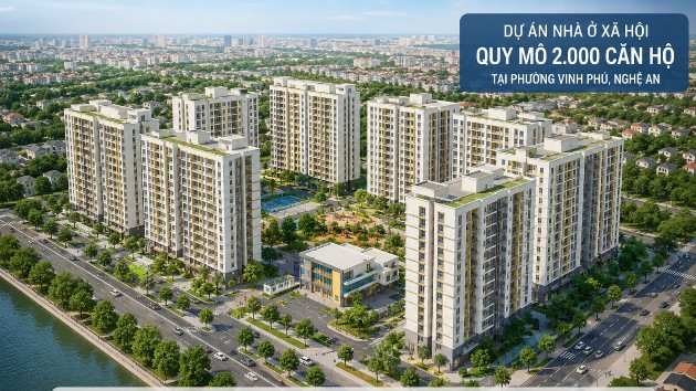 Nghe An approves 2,000-unit social housing project 